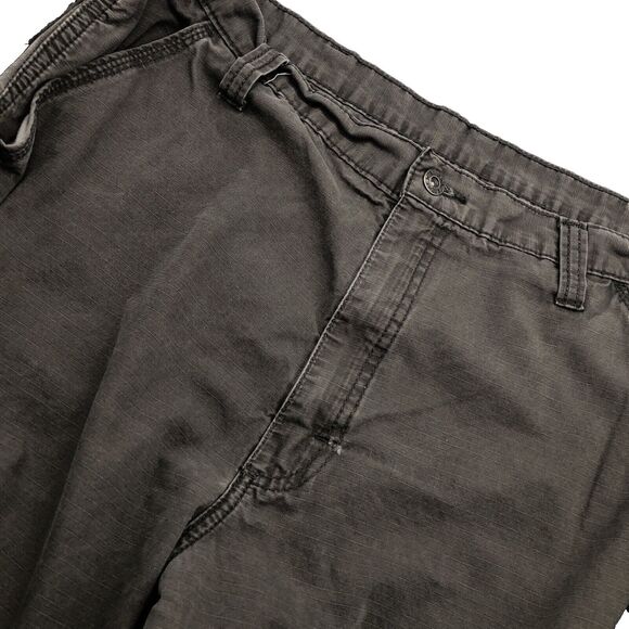 Wrangler Cargo Pants Men's Size 38 x 30 Hook & Loop Pockets Rip Stop Cotton - Picture 1 of 13